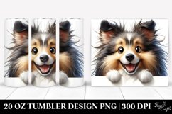 Crazy Looking Shetland Sheepdog | 20 Oz Tumbler Product Image 1