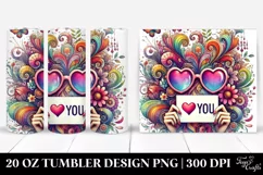 Love 20 Oz Tumbler Png Product Image 1