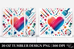 Valentines 20 Oz Tumbler Png Product Image 1