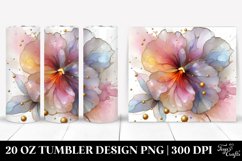Shiny Pastel Pansy Clipart Product Image 1