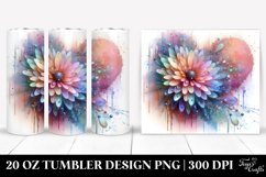 Abstract Chrysanthemum | 20 oz Tumbler Product Image 1