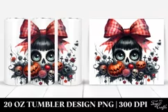 Creepy Coquette Bow | 20 oz Tumbler Product Image 1