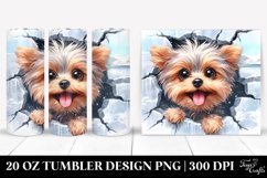 Funny Yorkipoo with Popping Eyes | 20 Oz Tumbler Product Image 1
