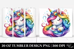 Cute Unicorn in Style | 20 oz Tumbler Product Image 1