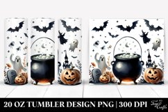 Simple Funny Haloween Clipart with Cauldron Product Image 1