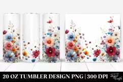 Colorful Wild Flowers | 20 Oz Tumbler Product Image 1