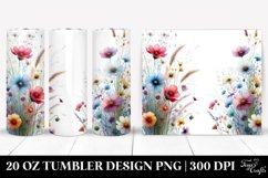 Colorful Wild Flowers | 20 Oz Tumbler Product Image 1