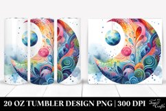 Colorful Vibrant Moon | 20 Oz Tumbler Product Image 1