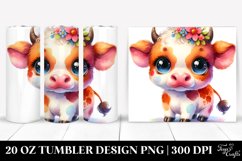 Cute Baby Cow | 20 oz Tumbler Product Image 1