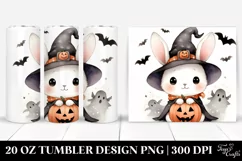 Cute Baby Rabbit Halloween PNG Product Image 1