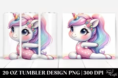 Cute Unicorn Yoga Instructor | 20 Oz Tumbler Product Image 1