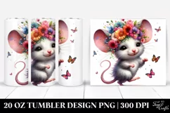 Cute Baby Mouse Dancing | 20 oz Tumbler Product Image 1