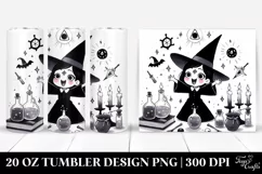 Gothic Excited Witch Tumbler | 20 Oz Tumbler Product Image 1