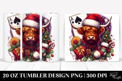 Christmas PNG 20 Oz Tumbler Design Product Image 1