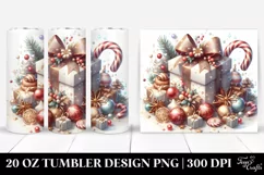 Digital Painting Glittery Gift, High-Res 20 Oz Tumbler Product Image 1