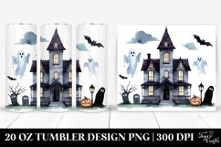 Spooky Haunted House Clipart 20 Oz Tumbler Product Image 1