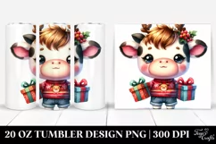 Vibrant Baby Cow PNG Product Image 1