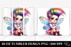 Cute Baby Fairy Sitting | 20 oz Tumbler Product Image 1
