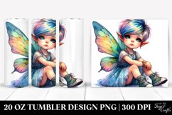 Cute Baby Fairy Sitting | 20 oz Tumbler Product Image 1