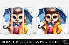 Vibrant Baby Owl | 20 oz Tumbler Product Image 1