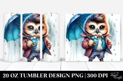 Vibrant Baby Owl | 20 oz Tumbler Product Image 1