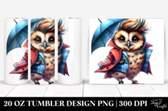 Vibrant Baby Owl | 20 oz Tumbler Product Image 1