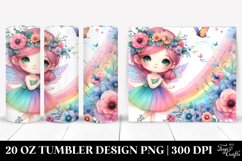 Cute Fairy Watercolor | 20 Oz Tumbler Product Image 1