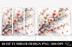 Tumbling Spring Petals | 20 oz Tumbler Product Image 1