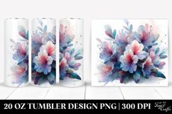 Abstract Shiny Rhododendron Clipart, Transparent 20 Oz Product Image 1