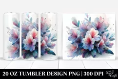 Abstract Shiny Rhododendron Clipart, Transparent 20 Oz Product Image 1