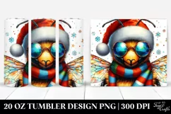 Colorful Bee Portrait | 20 oz Tumbler Product Image 1