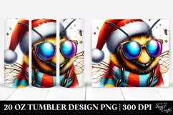 Colorful Bee Portrait | 20 oz Tumbler Product Image 1