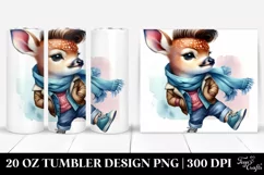 Cute Baby Deer Dancing | 20 oz Tumbler Product Image 1