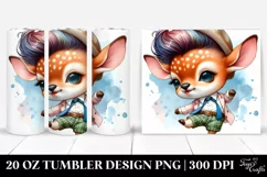 Cute Baby Deer Dancing | 20 oz Tumbler Product Image 1