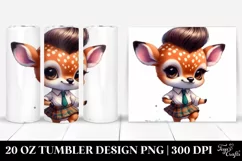 Cute Baby Deer Dancing | 20 oz Tumbler Product Image 1