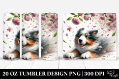 Dog Spring Petals | 20 oz Tumbler Product Image 1