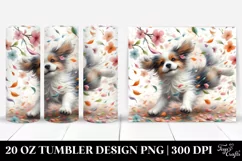 Dog Spring Petals | 20 oz Tumbler Product Image 1