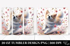 Dog Spring Petals | 20 oz Tumbler Product Image 1