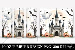 Spooky Haunted House Clipart 20 Oz Tumbler Product Image 1