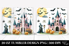 Spooky Haunted House Clipart 20 Oz Tumbler Product Image 1