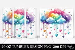 Valentines 20 Oz Tumbler Png Product Image 1