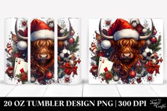 Christmas PNG 20 Oz Tumbler Design Product Image 1