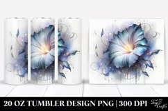 20 Oz Tumbler Sublimation | Abstract Watercolor Morning Product Image 1