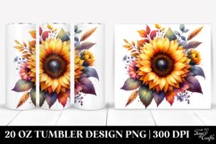 Vibrant Sunflower Design | 20 oz Tumbler Product Image 1