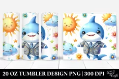 Smiling Baby Shark Tumbler Product Image 1