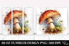 Detailed Mushroom Tumbler | 20 oz Tumbler Product Image 1