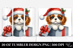 Cool Baby Cavalier King Charles Spaniel, PNG Product Image 1