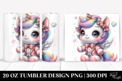 Cute Baby Unicorn Tumbler Product Image 1