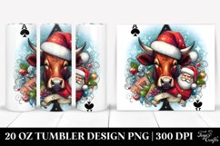Christmas PNG 20 Oz Tumbler Design Product Image 1