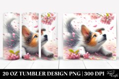 Dog Spring Petals | 20 oz Tumbler Product Image 1